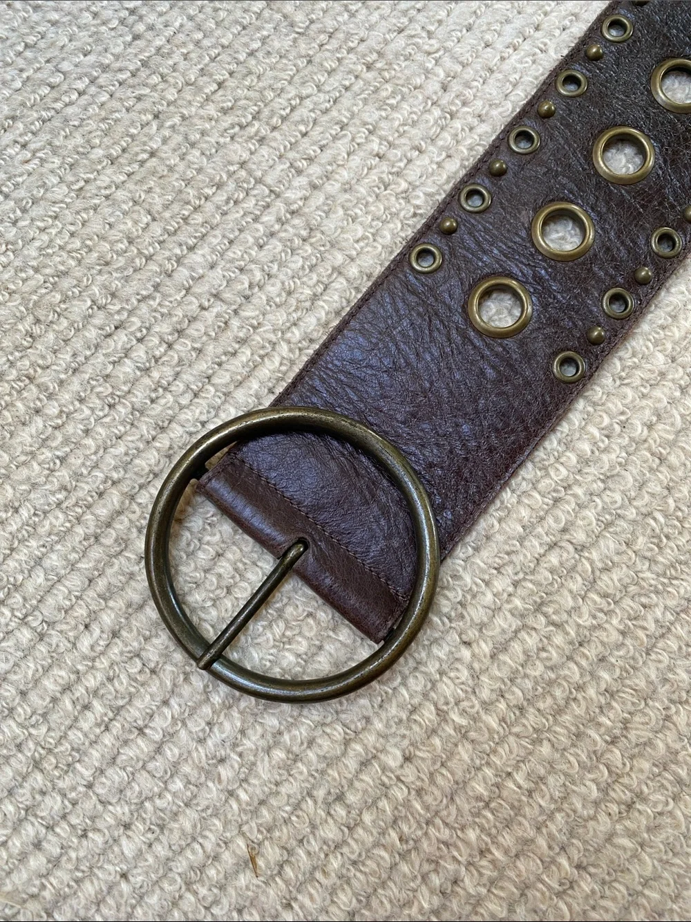 Streets Ahead Genuine Brown Leather Belt